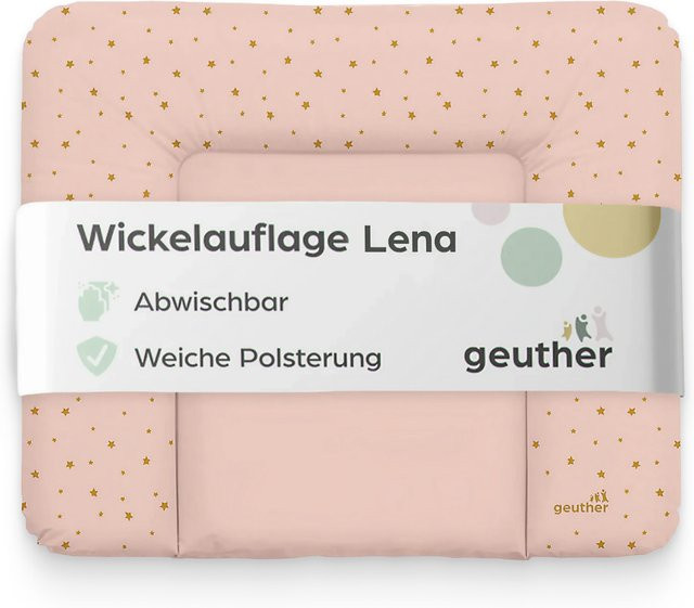 Wickelauflage Lena von Geuther in Pink, B/T/H: 85 x 75 cm, ÖKO-TEX Standard 100 G zertifiziert - Bild 1