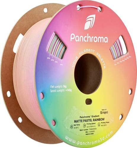 Polymaker Panchroma Gradient Matte PLA Filament Mehrfarbig Pastel Rainbow 1.75mm 1000g - Bild 1