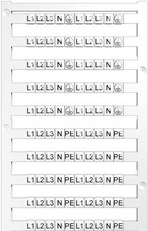 Hager KR01BE Bezeichnungsstreifen Set transparent - Bild 1