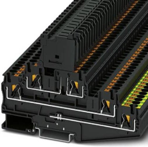 Phoenix Contact 3002605 Sicherungsreihenklemme Push-In-Klemme Schwarz 50 Stück - Bild 1