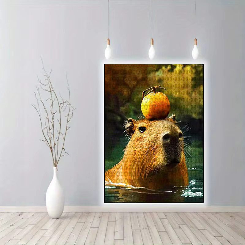 AZNM Capybara DIY-Papierpuzzle, 1.000 Teile - Bild 6