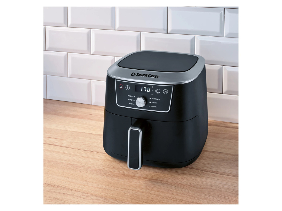 SILVERCREST Heißluftfritteuse SHFD 2000 D1 in Schwarz mit 4,7 l Volumen - Bild 2