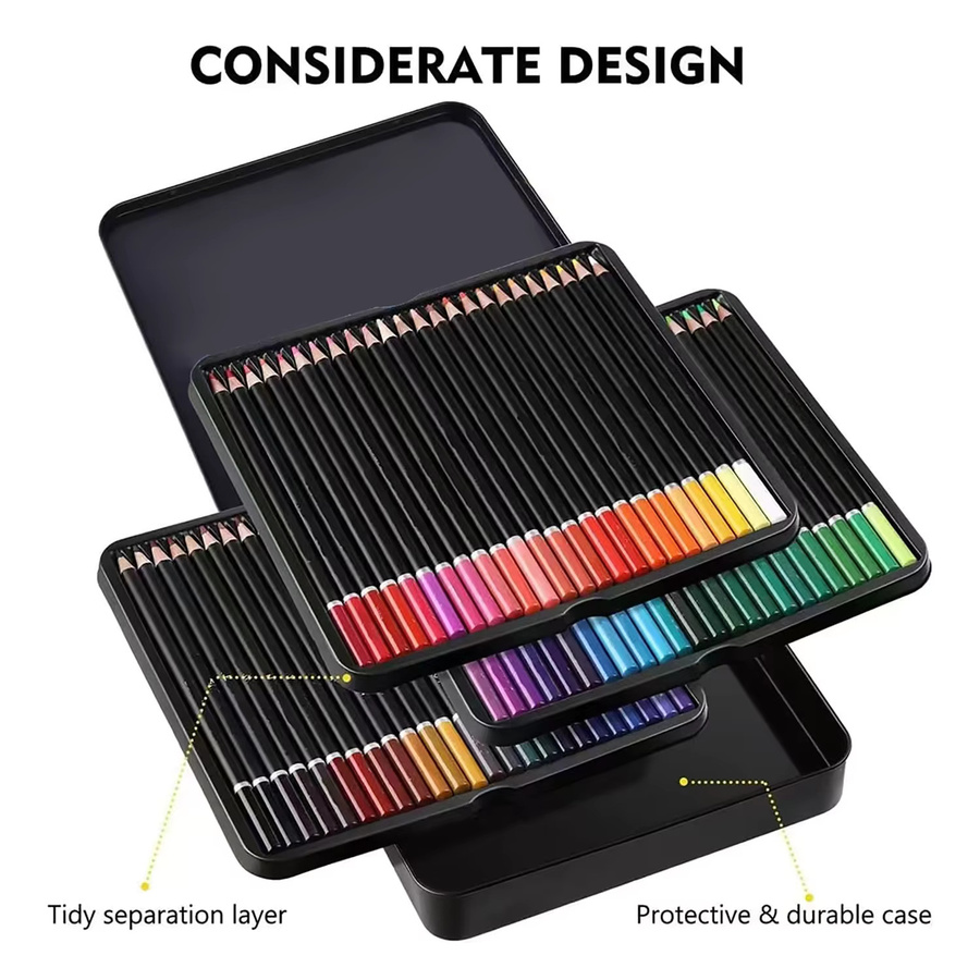 Art Supplies Buntstifte-Set mit 72 Premium-Farbminen in Multicolour für erwachsene Künstler - Bild 2