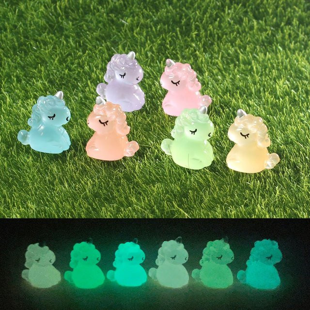 Einhorn-Pferd-Charms, Tier-Anhänger, Bunt, Kunststoff, Unisex - Bild 1