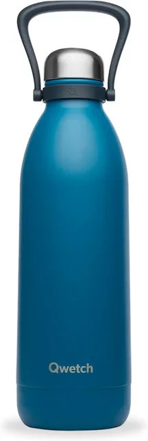 Isotherme Flasche Qwetch Titan in Blau mit 0,8 l - Bild 1