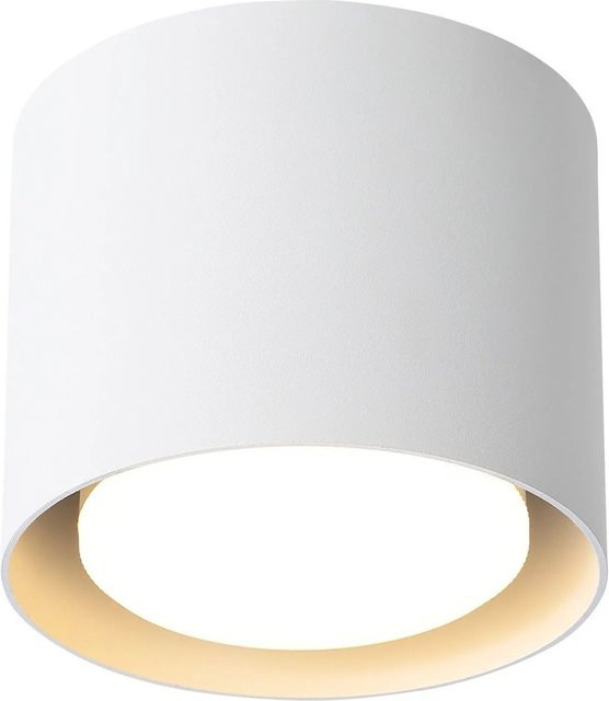 NETTLIFE LED-Deckenleuchte Spot Weiß, runde Aluminium-Aufbauleuchte, 5 W, GX53, 3000 K Warmweiß, für Schlafzimmer, Flur und Wohnzimmer - Bild 1