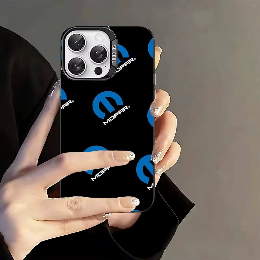 MOPAR SPORT CAR Handyhülle mit farbenfrohem Design für iPhone 11 bis iPhone 17 Pro Max Plus in mattem Look, Mehrfarbig - Bild 4