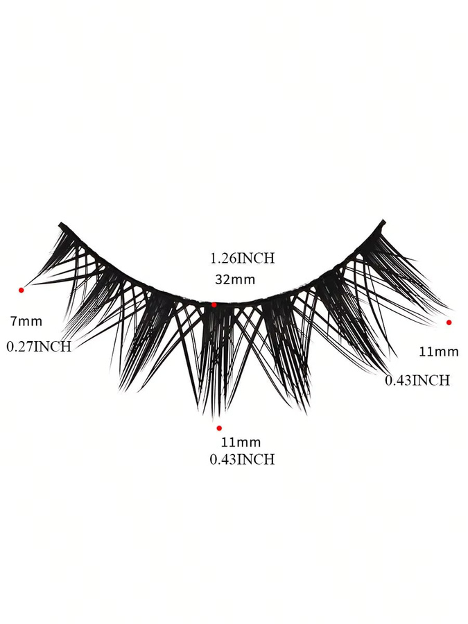MAGT Künstliche Wimpern, 5D-8D Volumen, 5 bis 7 Paar, Unisex - Bild 4