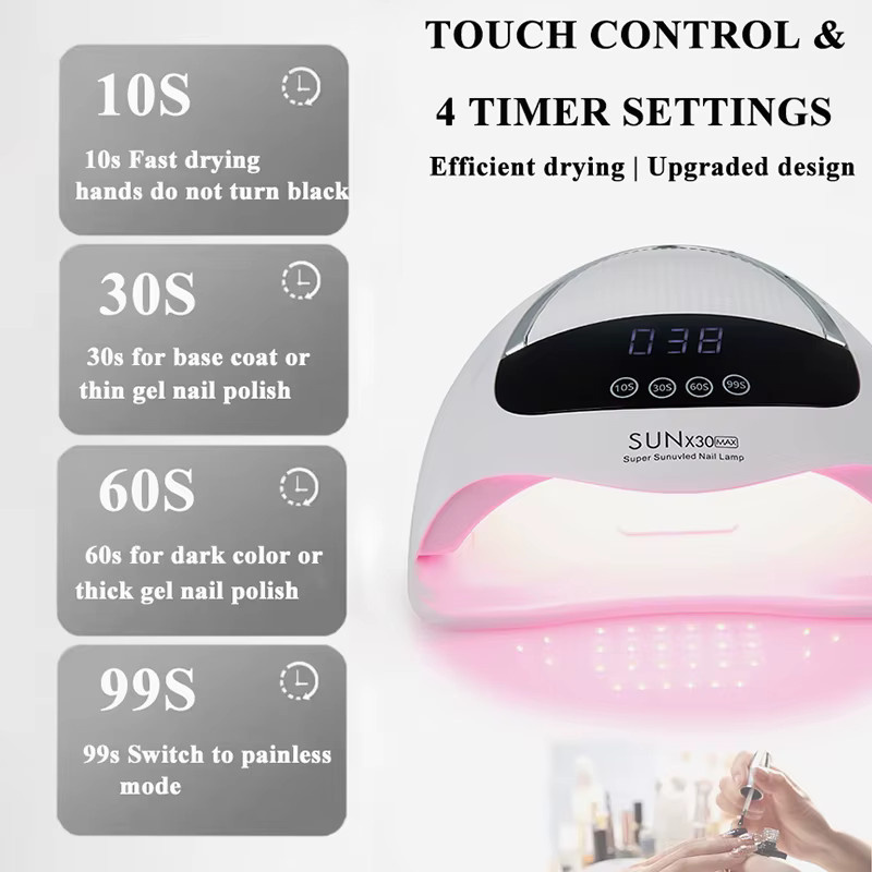 TFSCLOIN SUN X30MAX UV LED Nagel Lampe, 90 LEDs, Unisex - Bild 2