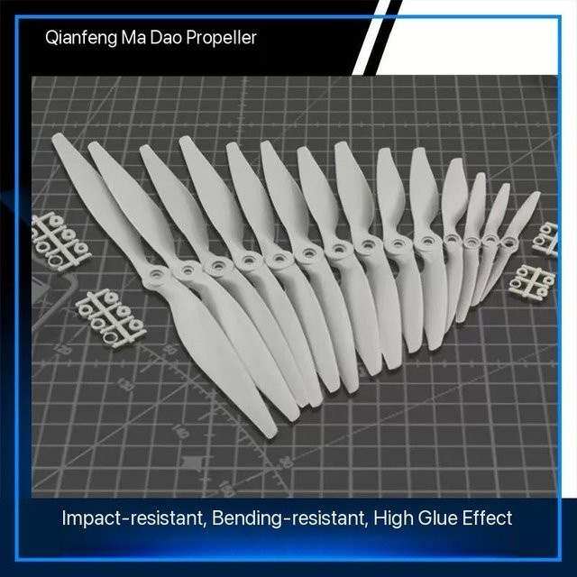 Qianfeng Säbelpropeller Starrflügel Modellflugzeug Propellerblatt, Kunststoff - Bild 1