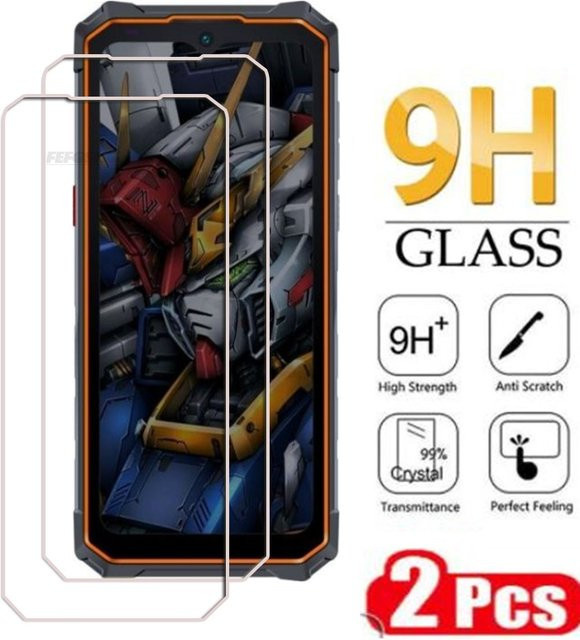 2er-Set Gehärtetes Glas Displayschutzfolie für HOTWAV Cyber 13 Pro und Cyber 13, 6,6 Zoll, Transparent - Bild 1