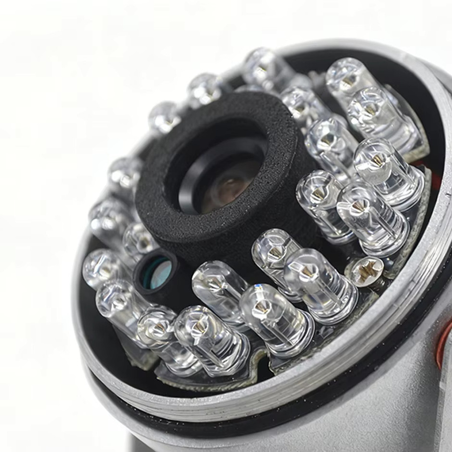 QXNY HD Frontkamera für LKW und Wohnmobil mit IR-Nachtsicht, 30 LEDs, wasserdicht, Silber - Bild 3