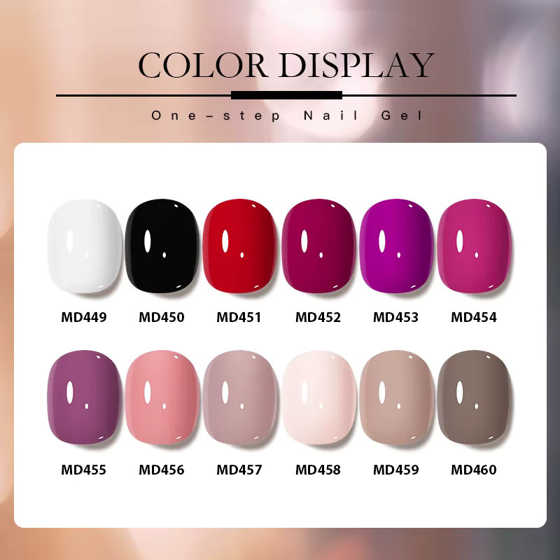 MSRUIOO 1-Schritt-Nagelgel, 8 ml, glänzend, Damen - Bild 4