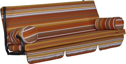 Hollywoodschaukelauflage Trend von ANGERER FREIZEITMÖBEL, bunt gestreift, B/L: 180 x 54 cm - Bild 1