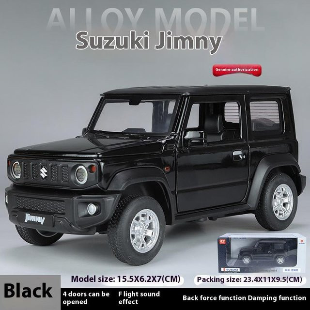 Maisto Suzuki Jimny Offroad SUV, Modellfahrzeug, 1:24, mit Licht und Sound, ab 4 Jahren - Bild 1