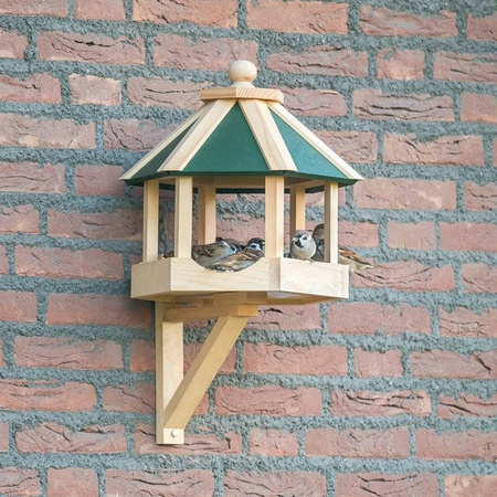 CJ Wildlife Futterhaus Penn mit grünem Dach aus Holz
