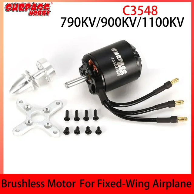 SURPASS HOBBY C3548 3548 Bürstenloser Außenläufermotor, 2-5S, für RC Starrflügelflugzeug Hubschrauber Drohne - Bild 1