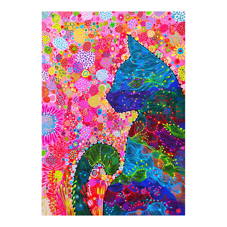 ENJOY Puzzle Katze, Tiere, Bunt / Mehrfarbig, Pappe / Karton - Bild 2