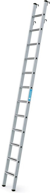 Zarges Regaleinhängeleiter Saferstep LH aus Aluminium in Silber mit 12 Stufen - Bild 1