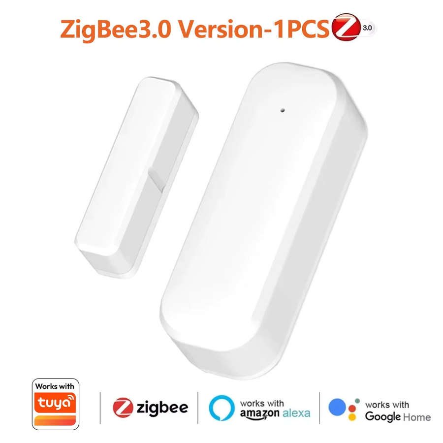 Intelligenter Zigbee 3.0 Tür- und Fenstersensor in Weiß für Smart Life und Sprachsteuerung zur Einbrucherkennung - Bild 4