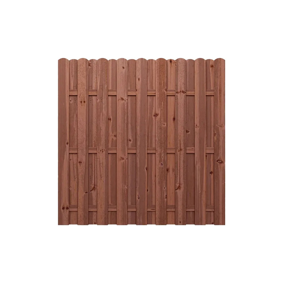 Woodtex Bretterzaun Pinus aus Holz braun kesseldruckimprägniert - Bild 2