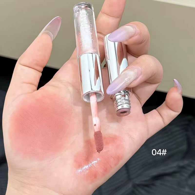 CACE Doppelköpfiger Lipgloss, Lippenstift Tint, Damen - Bild 2