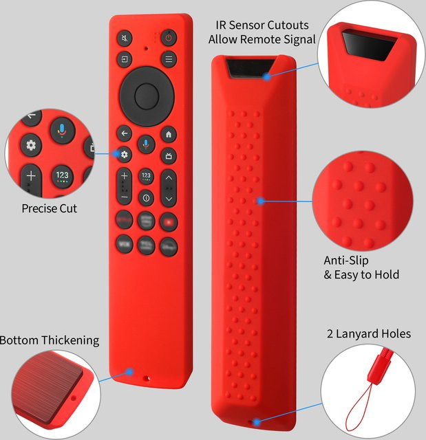 Schutzhülle für TCL Fernbedienungen RC813C RC813A FMB1 und RC923A FMB1 für QM6K und QM7K Modelle - Bild 1