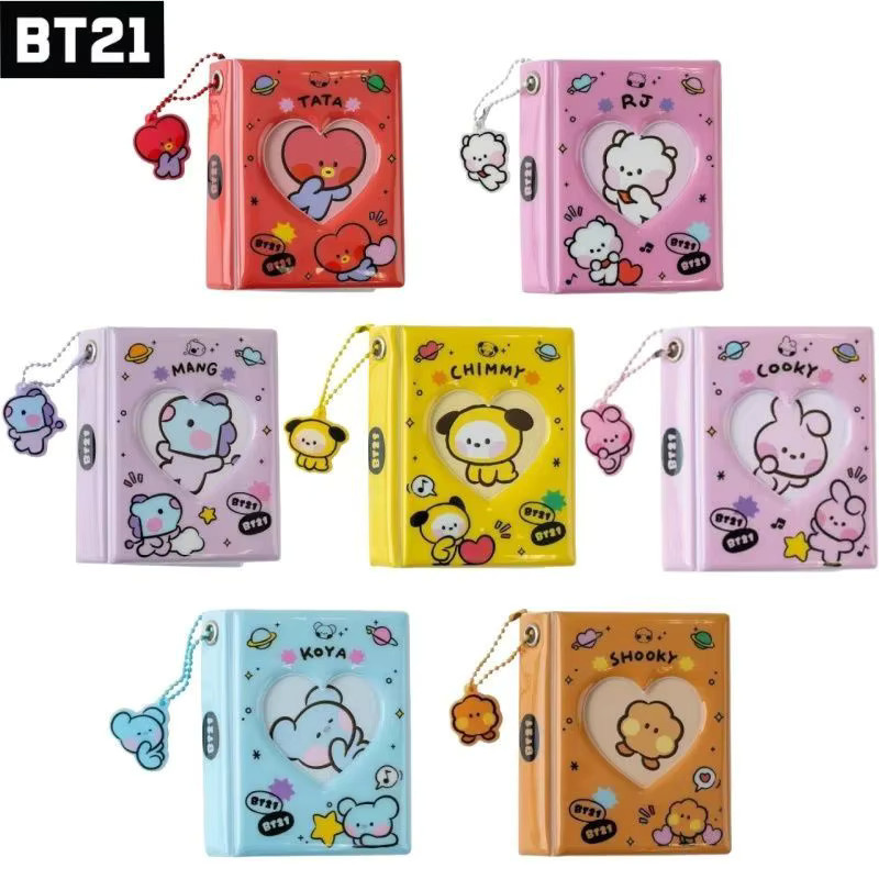 LINE FRIENDS BT21 Minini Album, 3-Zoll-Kartenaufbewahrungsbuch, Bunt / Mehrfarbig, Kunststoff - Bild 2
