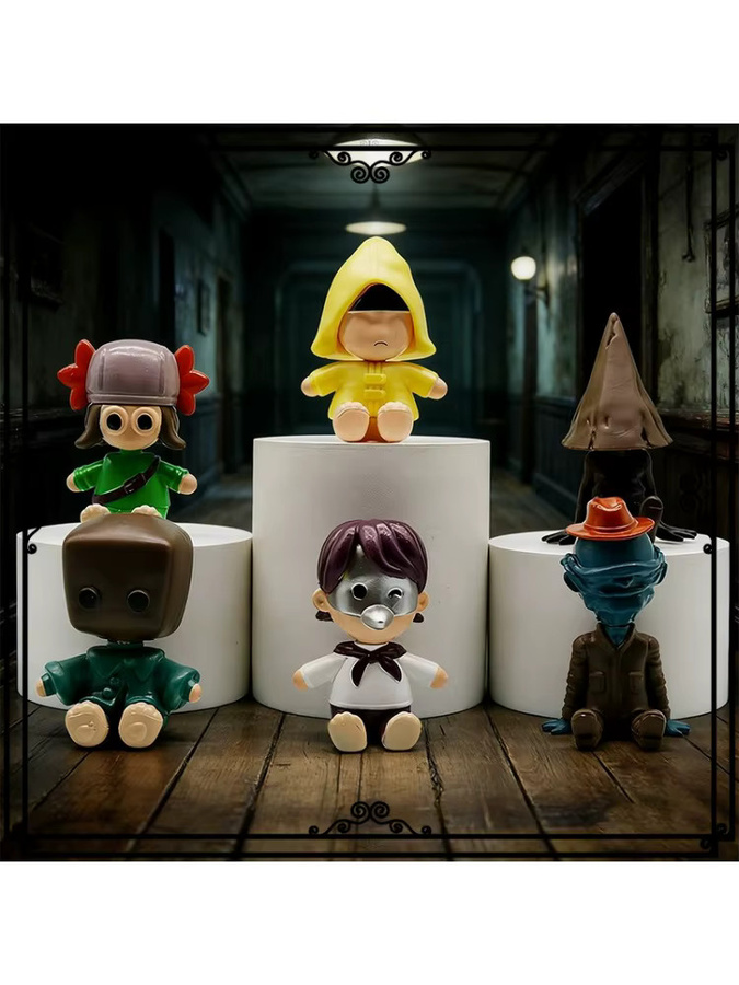 TOPTOY Little Nightmare Xiao Liu Mo Nuo Dreikopf-Figur, Einzelfigur - Bild 4