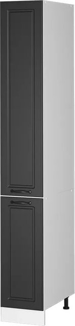 Vicco Apothekerhochschrank R-Line Küchenschrank im Landhausstil, Weiß/Anthrazit, Breite: 30 cm - Bild 2