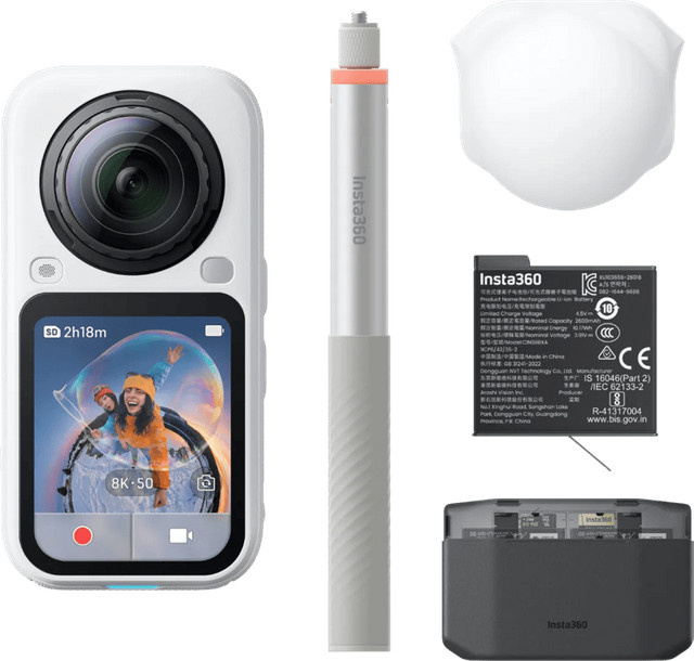 Insta360 X6 Essentials Bundle Action Camera Weiß - Bild 1