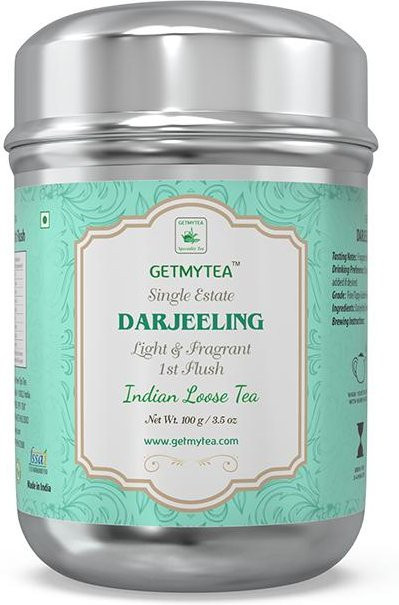 Getmytea Darjeeling Light & Fragrant 1st Flush, Schwarztee, lose, 100 g - Bild 1