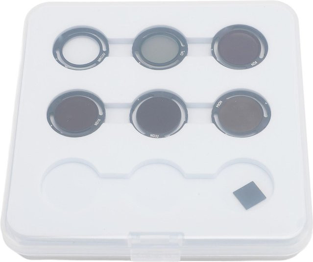 Igeteck ND Filter Set für Avata 2 aus optischem Glas und Aluminiumlegierung, 6er Set mit ND8 ND16 ND32 ND64 UV CPL Filtern in Grau und Transparent - Bild 1