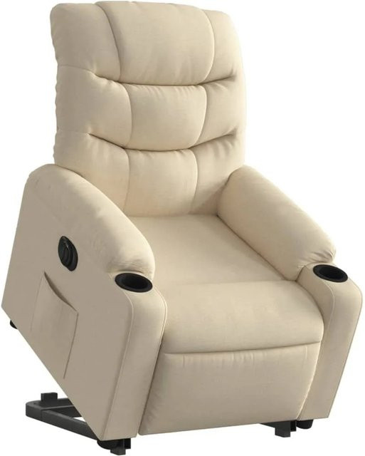 vidaXL Elektrischer Relaxsessel mit Aufstehhilfe in Beige aus Stoff - Bild 1