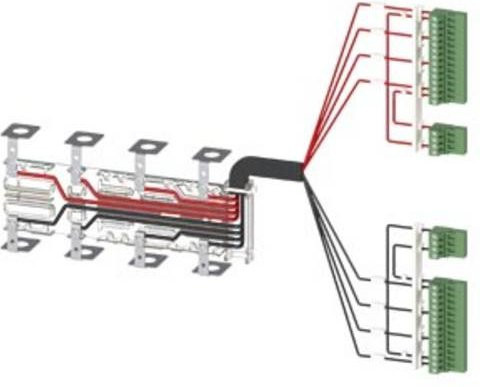 Siemens Spannungsversorgungskabel 4polig 3KC98302 in Multicolor - Bild 1