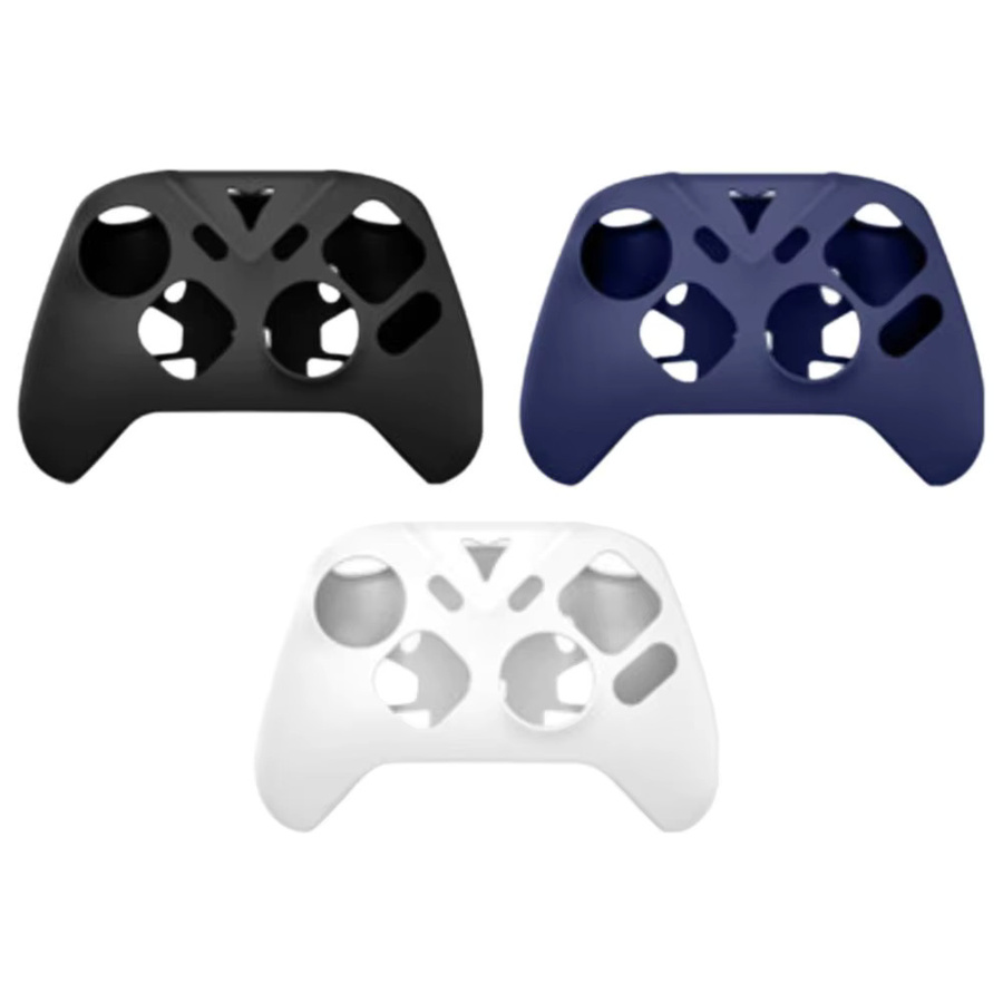 Rutschfeste Silikonhülle für Flydigi Vader 5 Pro Gaming-Controller in Schwarz mit 4 Ersatzkappen - Bild 5