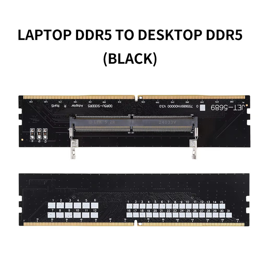 diymore Speichermodul-Testkarte für DDR3, DDR4 und DDR5 Laptop-Speicher, Adapter in Grün - Bild 5