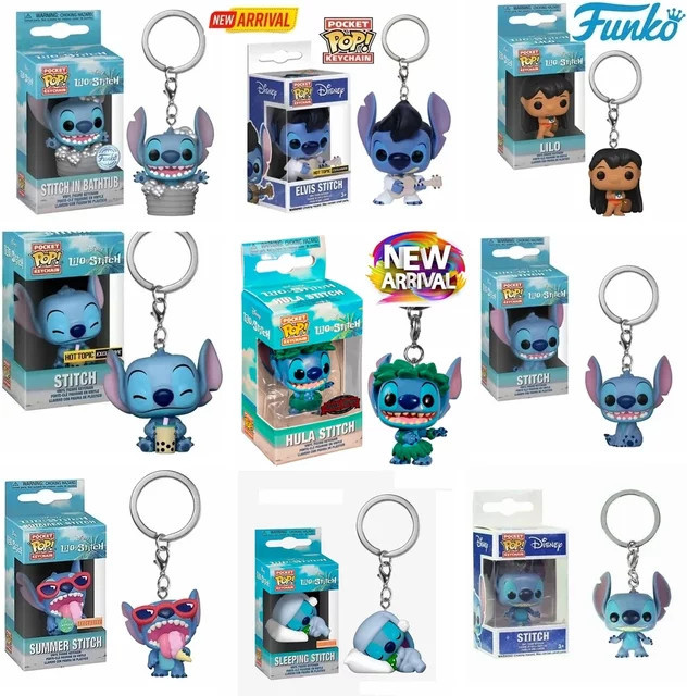 Funko Disney Hula Stitch Elvis Sleeping Stitch in Bathtub, Schlüsselanhänger, ab 3 Jahren - Bild 1