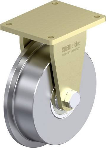 Blickle Schwerlast-Bockrolle BS-SPKVS 300K in Silber, Rad-Durchmesser: 30 cm, Tragfähigkeit: 6000 kg - Bild 1