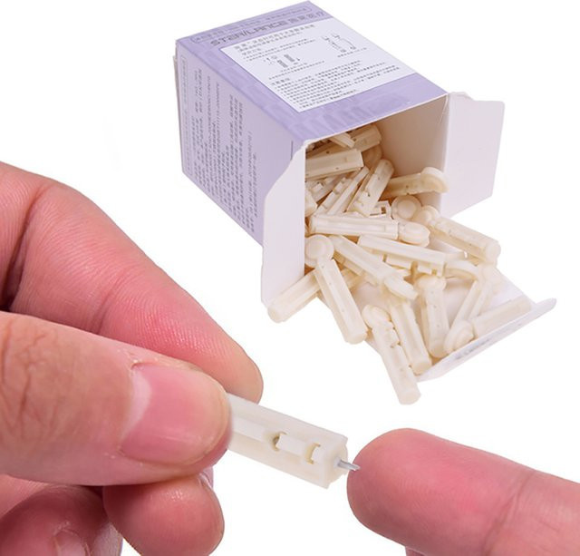 JCSYFAC Sterile Lanzetten Einweg-Bluttest-Kits, 21g, 50 Stück - Bild 1