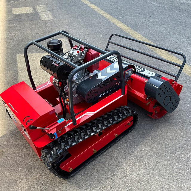 Tongzhong Ferngesteuerter Schlegelmäher in Rot mit 120 cm Schnittbreite für Farmen und Obstgärten - Bild 1