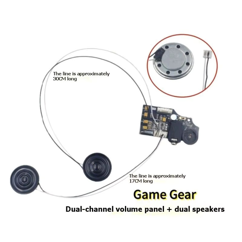 A99E Dual-Channel Lautstärke-Kopfhörerplatine und Lautsprecher für SEGA Game Gear Retro Konsole - Bild 1