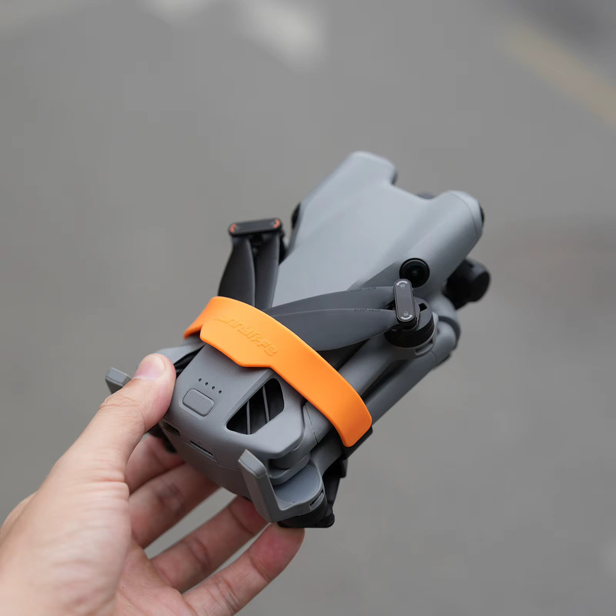 DJI Mini 5 Pro Propeller Stabilisator Halterung Stoßfester Klingen Schutz in Orange - Bild 3