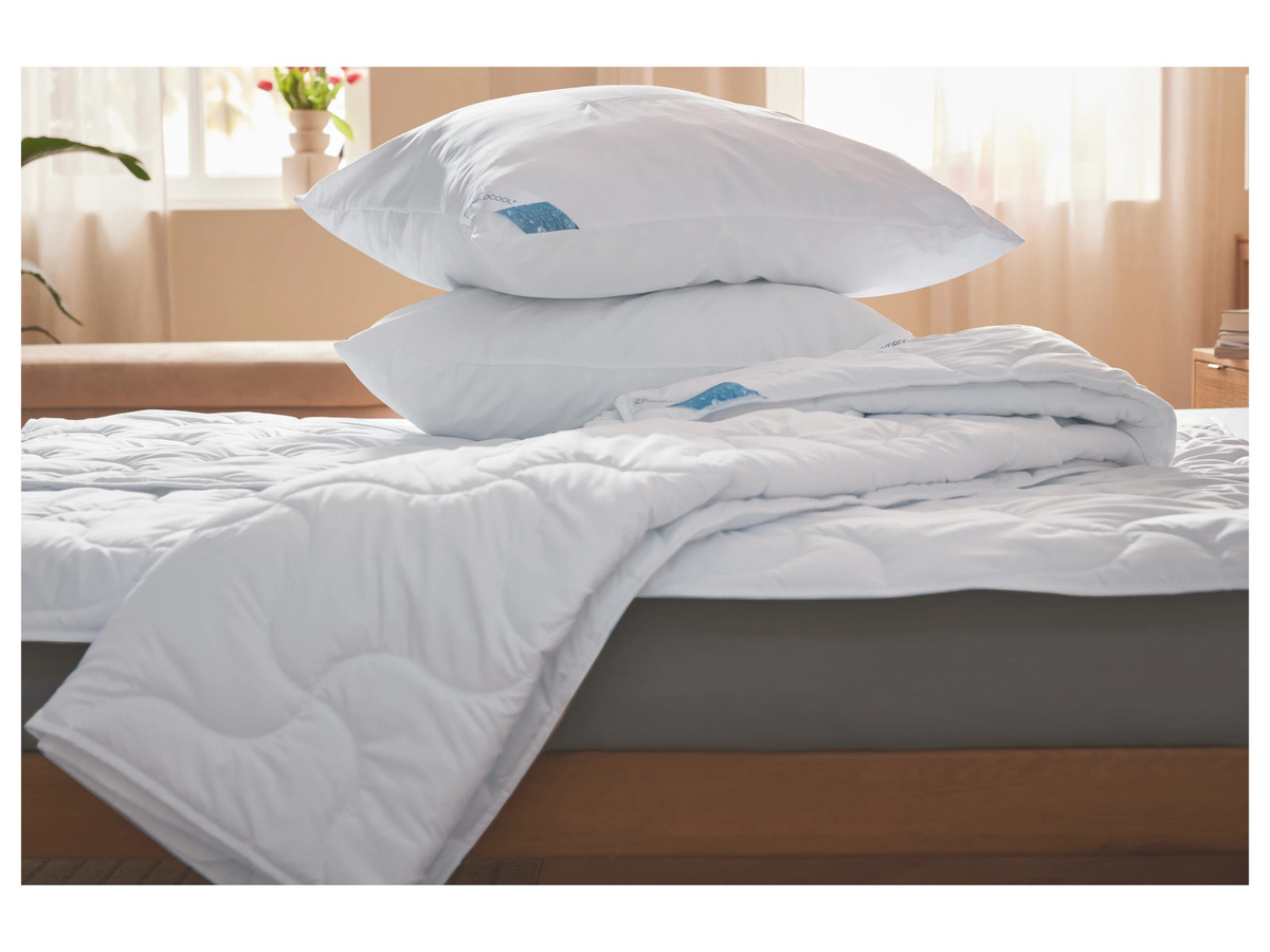 LIVARNO HOME Steppbett HYDROCOOL in Weiß, B/T/H: 155 x 220 cm - Bild 2