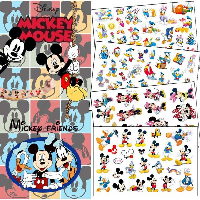 Disney Mickey Maus Temporäre Tattoo Aufkleber, 4-teiliges Set - Bild 1