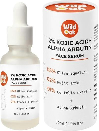 WildOak Gesichtsserum mit Kojisäure und Centella Asiatica, 30 ml, Empfindliche Haut - Bild 1