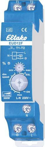 Eltako Electronics Dimmschalter EUD12F mit Netzfreischalter für 230V und Energiesparlampen (21100830) - Bild 1