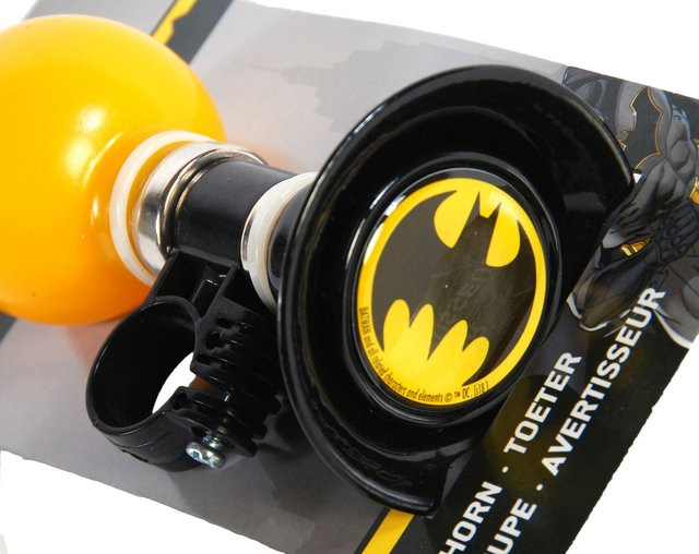 TPFSports DC Batman Fahrradhupe, Schwarz/Gelb - Bild 1