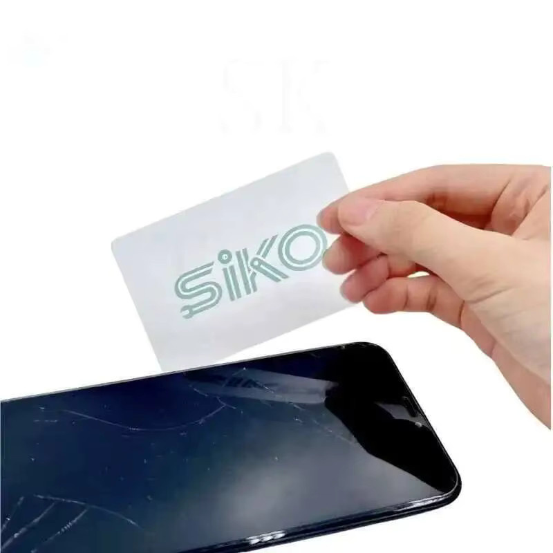 SiKO 10er-Set Kunststoff Hebelwerkzeuge für LCD-Displays und Telefonreparaturen, transparent - Bild 2