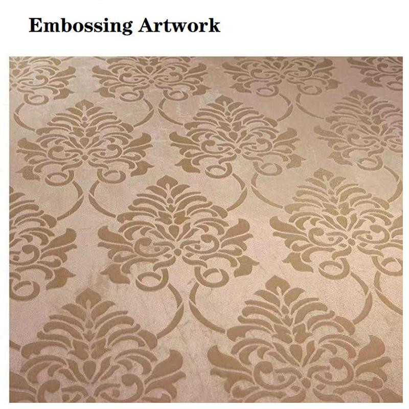Super Six 3-teilset Bettwäsche aus geprägtem Samt mit Spitze und Plüsch-Bettrock in Beige, King-Size, B: 120 cm, L: 200 cm - Bild 3